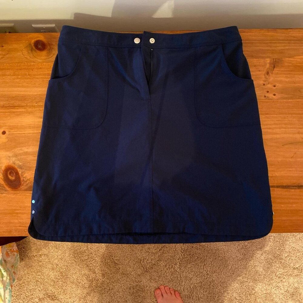 Chico's Navy Golf Skirt